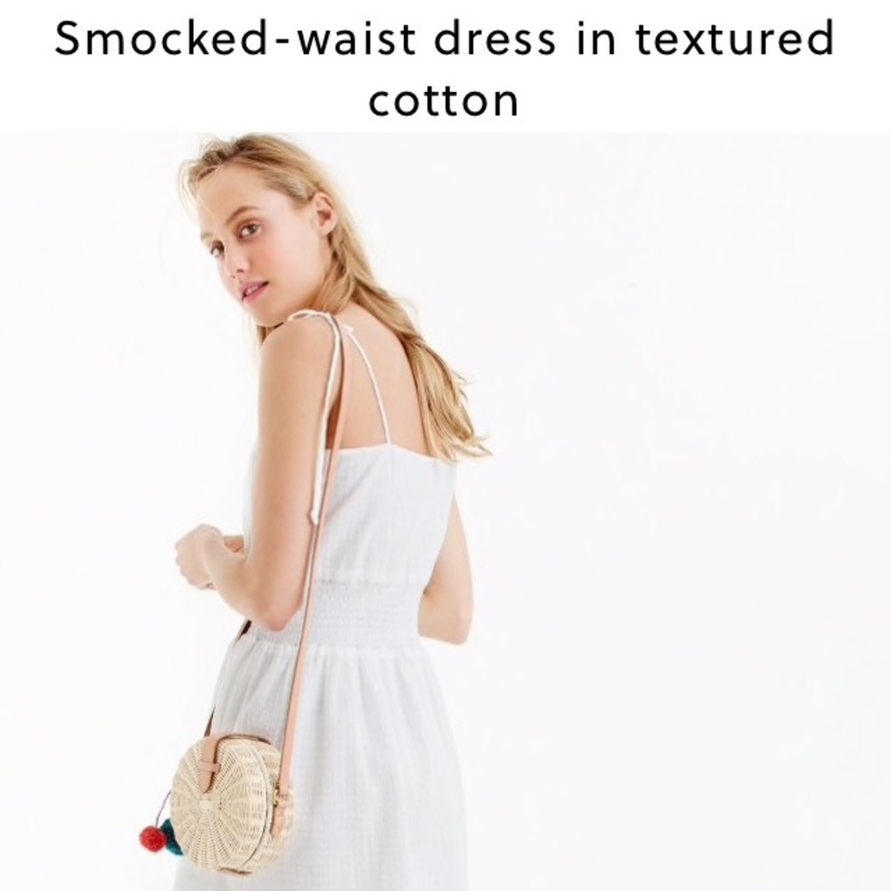 J.Crew Smoked Waist dress